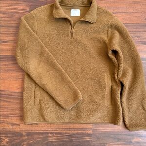 Old Navy Brown Sherpa Pullover